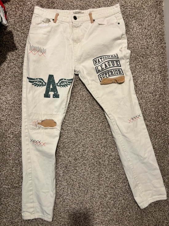 public supply Other - Public Supply Skinny Jeans w/Graphic and Patch Details